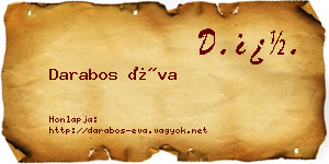 Darabos Éva névjegykártya